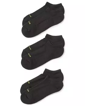 Носки-непоказы HUE Air Cushion, набор из 3 шт, черный