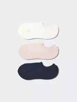 Носки «Неявка» 3 пары Uniqlo, цвет 01 белый