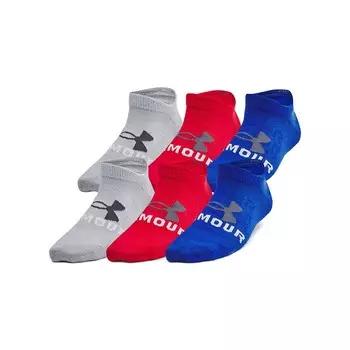Носки-неявки Under Armour Essential для детей 4–20 лет, 6 шт., цвет Royal Castlerock