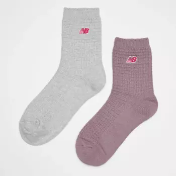 Носки New Balance Waffle Knit Ankle (2 шт), многоцветный