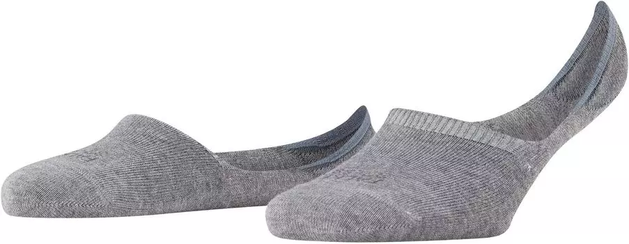 Носки-невидимки с высоким вырезом Step Falke, цвет Light Grey Melange