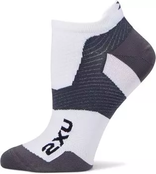 Носки-невидимки VETR Ultralight 2XU, цвет White/Grey
