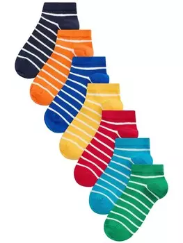 Носки Next, цвет Dark blue/Yellow/Green/Orange/Red/Black