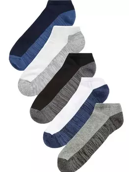 Носки Next, цвет Dark grey/mottled grey/White