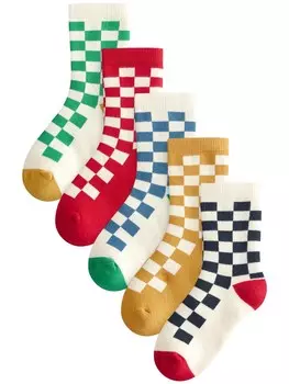 Носки Next, цвет Ecru/Red/White