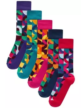 Носки Next, цвет Indigo/Night blue/Petrol/Red/Grenadine