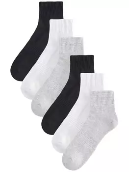 Носки Next, цвет Light grey/Black/White