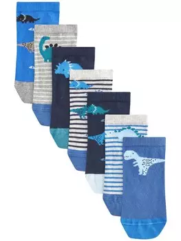 Носки Next, цвет marine blue/Gentian/Cyan blue/mottled grey