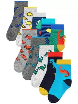 Носки Next, цвет Navy/Grey/Light grey/Dark grey/Green