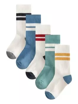 Носки Next, цвет Turquoise/Blue denim/White