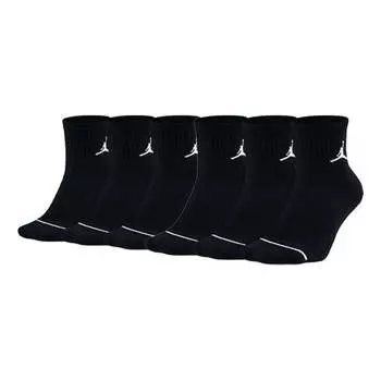 Носки Nike Apparel Socks Men Air Jordan Jumpman Qtr Socks 3 Black