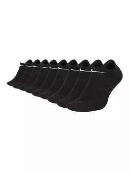 Носки Nike, цвет 9er-packsockennike everyday cushioned no-show 9pinblack