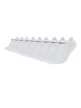 Носки Nike, цвет 9er-packsockennike everyday cushioned no-show 9pinwhite