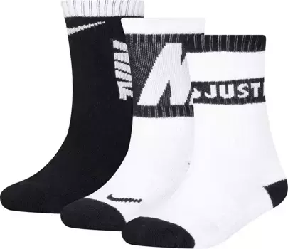 Носки Nike для малышей — 3 шт, черный