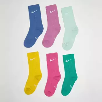 Носки Nike Dri-Fit Perfect Basic Crew (6 шт), многоцветный
