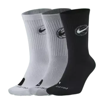 Носки Nike Everyday Crew Basketball (3 шт), разноцветный