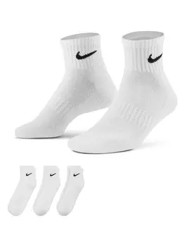 Носки Nike EVERYDAY CUSH ANKLE 3PR, белый