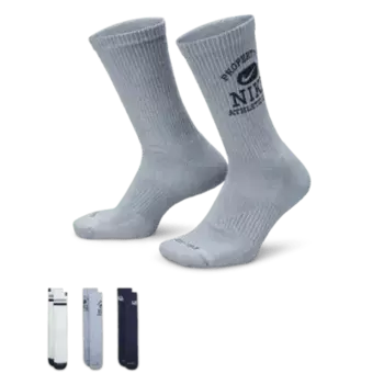 Носки Nike Everyday Cushioned Crew (3 шт), разноцветный