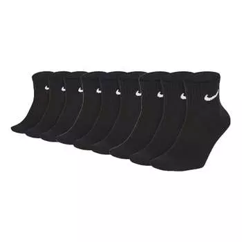Носки Nike Everyday Lightweight Mid Tops Sports Training Socks Unisex Black, черный