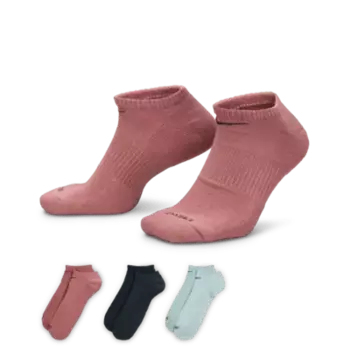 Носки Nike Everyday Plus Cushion Training No-Show (3 шт), разноцветный