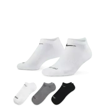 Носки Nike Everyday Plus Cushion Training No-Show (3 шт), разноцветный