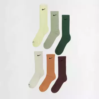 Носки Nike Everyday Plus Cushioned (6 шт), многоцветный
