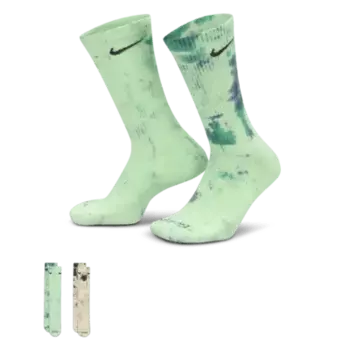 Носки Nike Everyday Plus Cushioned Crew (2 шт), разноцветный