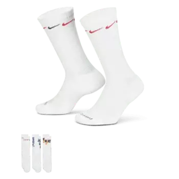 Носки Nike Everyday Plus Cushioned Crew (3 шт), разноцветный