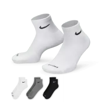 Носки Nike Everyday Plus Cushioned Training Ankle (3 шт), разноцветный