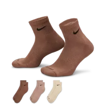 Носки Nike Everyday Plus Cushioned Training Ankle (3 шт), разноцветный