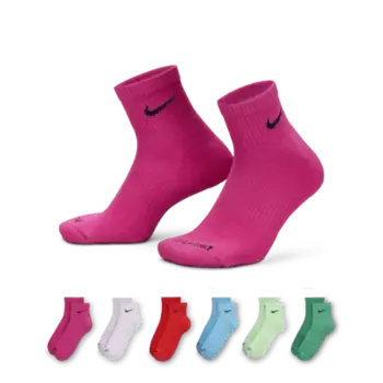 Носки Nike Everyday Plus Cushioned Training Ankle (6 шт), разноцветный