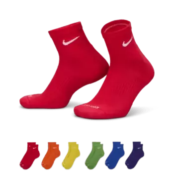 Носки Nike Everyday Plus Cushioned Training Ankle (6 шт), разноцветный