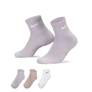 Носки Nike Everyday Plus Cushioned Training Ankle (3 шт), разноцветный