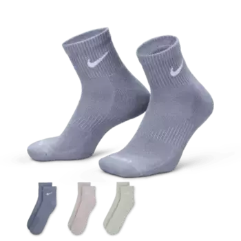 Носки Nike Everyday Plus Cushioned Training Ankle (3 шт), разноцветный