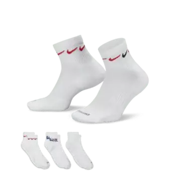 Носки Nike Everyday Plus Cushioned Training Ankle (3 шт), разноцветный