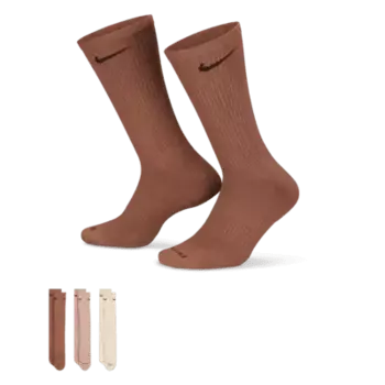Носки Nike Everyday Plus Cushioned Training Crew (3 шт), разноцветный