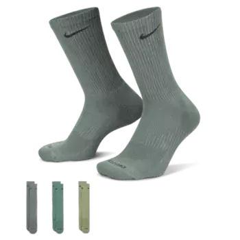 Носки Nike Everyday Plus Cushioned Training Crew (3 шт), разноцветный