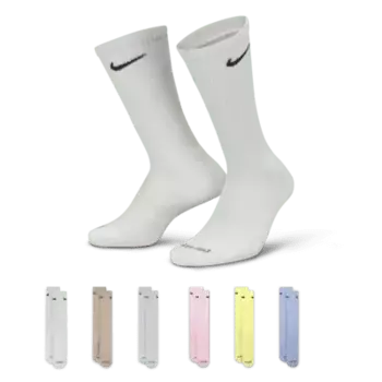 Носки Nike Everyday Plus Cushioned Training Crew (6 шт), разноцветный