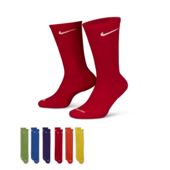 Носки Nike Everyday Plus Cushioned Training Crew (6 шт), разноцветный