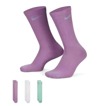 Носки Nike Everyday Plus Cushioned Training Crew (3 шт), разноцветный