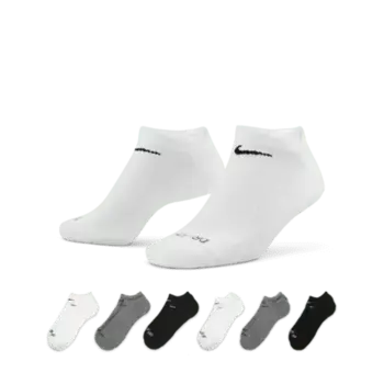 Носки Nike Everyday Plus Cushioned Training No-Show (6 шт), разноцветный