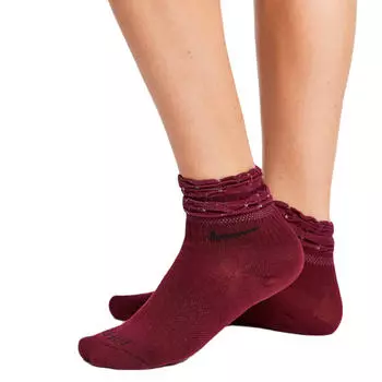 Носки Nike Training Frilled Ankle, темно-красный