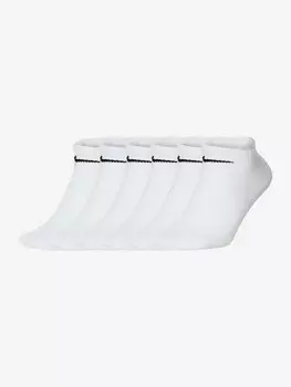 Носки Nike U EVERYDAY LTWT NS 6PR, белый