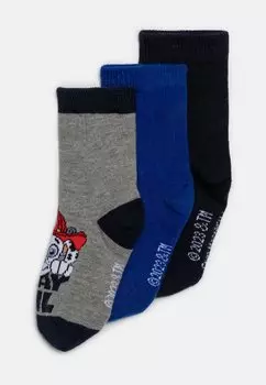 Носки Nmmjion Pawpatrol Unisex 3 Pack Name it, цвет dark sapphire/grey/strong blue