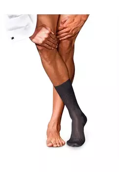 Носки No. 10 Pure Fil dcosse Luxury Line FALKE, антрацит