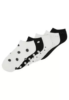 Носки NO SHOW DOTS 5-PACK Urban Classics, черный