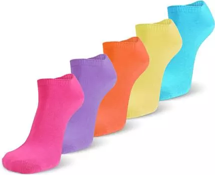 Носки normani 15 шт Sneaker American, цвет Pink/Lila/Orange/Gelb/Trkis