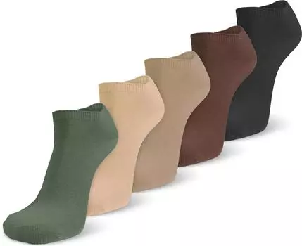 Носки normani 15 шт Sneaker American, цвет Oliv/Beige/Khaki/Braun/Schwarz