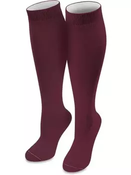 Носки normani 1 Paar Kniestrmpfe Bi Color, цвет bordeaux/hellgrau