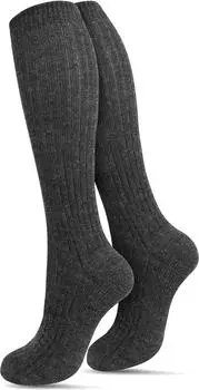 Носки normani 3 шт Schafwoll Kniestrmpfe, цвет Anthrazitmelange